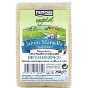 Jabón Vegetal Nuncas 'Marsella' pastilla 250gr.