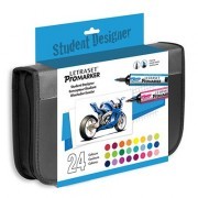 Set Rotulador Diseño Promarker Twin-Tip x24 con maletin 'Student Designer'